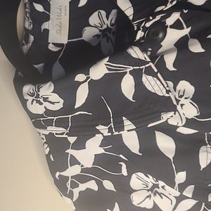 Studio Works Black and White Floral Jacket - 2x